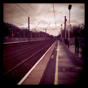 Waiting for the train Waiting for the train